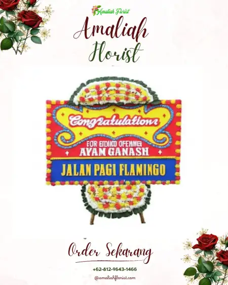 Sewa Papan Bunga Sukarami